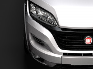 fiat e-ducato van l3h2 2020 Modelo 3D