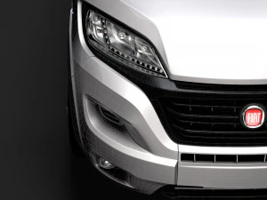 fiat e-ducato van l3h2 2020 3D Model