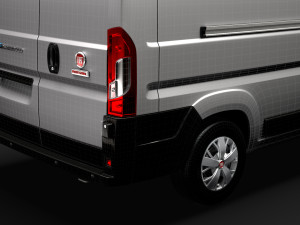 fiat e-ducato van l3h2 2020 Modelo 3D