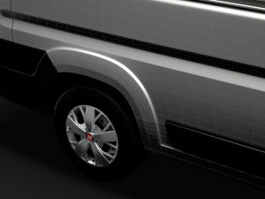 fiat e-ducato van l3h2 2020 Modelo 3D