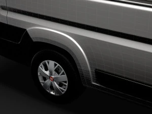 fiat e-ducato van l3h2 2020 3D Model