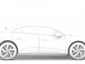 jaguar i pace ev400 adw s 2019 3D Model