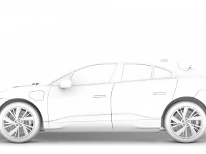 jaguar i pace ev400 adw s 2019 3D Model