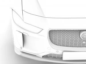 jaguar i pace ev400 adw s 2019 3D Model