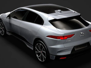 jaguar i pace ev400 adw s 2019 3D Model