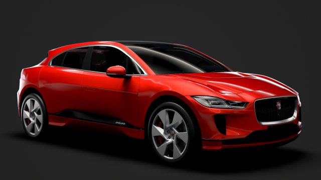 jaguar i pace ev400 adw se 2019 Modelo 3D .c4d .max .obj .3ds .fbx .stl .blend 