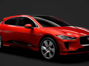 jaguar i pace ev400 adw se 2019 Model 3D