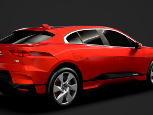 jaguar i pace ev400 adw se 2019 Modelo 3D