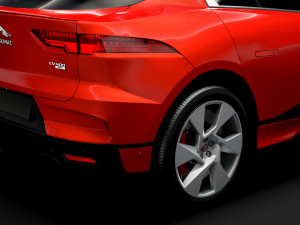 jaguar i pace ev400 adw se 2019 Modelo 3D