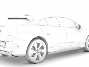 jaguar i pace ev400 adw se 2019 Modelo 3D