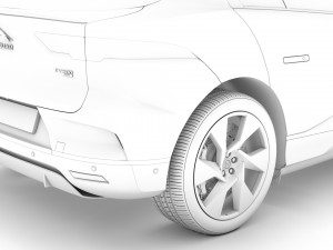 jaguar i pace ev400 adw se 2019 Modelo 3D