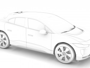 jaguar i pace ev400 adw se 2019 Modelo 3D