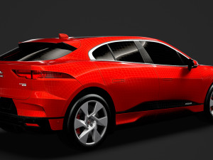 jaguar i pace ev400 adw se 2019 Modelo 3D