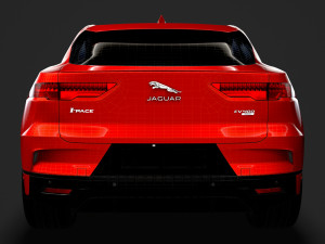 jaguar i pace ev400 adw se 2019 Modelo 3D