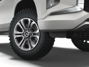 mitsubishi l200 barbarian 2020 3D Model