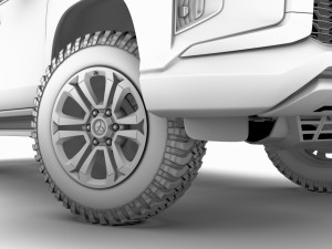mitsubishi l200 barbarian 2020 3D Model