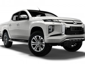 mitsubishi l200 barbarian 2020 3D Model