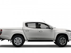 mitsubishi l200 barbarian 2020 3D Model