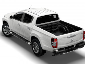 mitsubishi l200 barbarian 2020 3D Model