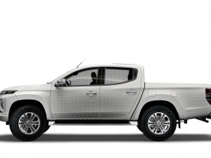 mitsubishi l200 barbarian 2020 3D Model