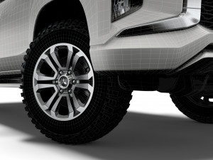 mitsubishi l200 barbarian 2020 3D Model