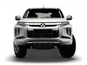 mitsubishi l200 barbarian 2020 3D Model