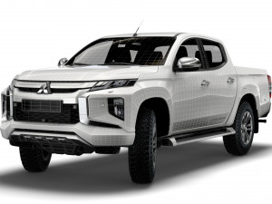 mitsubishi l200 barbarian 2020 3D Model