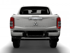 mitsubishi l200 barbarian 2020 3D Model