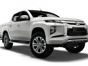 mitsubishi l200 barbar x 2020 Model 3D
