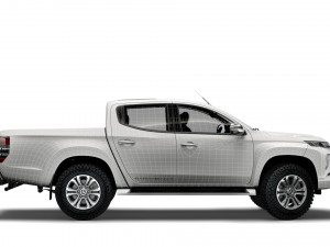 mitsubishi l200 barbarian x 2020 3D Модель