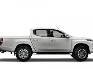 mitsubishi l200 barbarian x 2020 3D Model