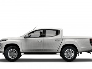 mitsubishi l200 barbarian x 2020 3D Модель