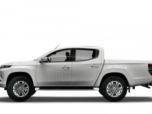 mitsubishi l200 barbarian x 2020 3D Model