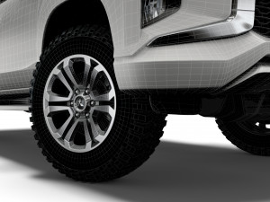 mitsubishi l200 barbarian x 2020 3D Модель