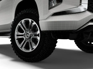 mitsubishi l200 barbarian x 2020 3D Model