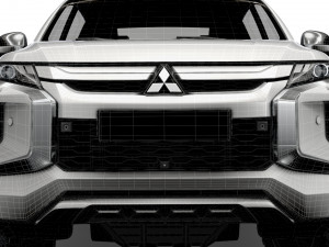 mitsubishi l200 barbarian x 2020 3D Модель