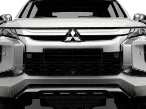 mitsubishi l200 barbarian x 2020 3D Model