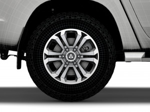 mitsubishi l200 barbarian x 2020 3D Модель