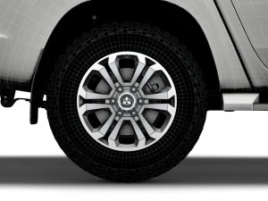 mitsubishi l200 barbarian x 2020 3D Model