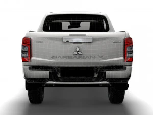 mitsubishi l200 barbarian x 2020 3D Model
