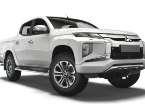 mitsubishi l200 barbarian x 2020 3D Модель