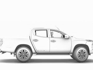 mitsubishi l200 barbarian x 2020 3D Модель