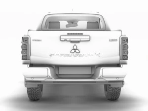 mitsubishi l200 barbarian x 2020 3D Model