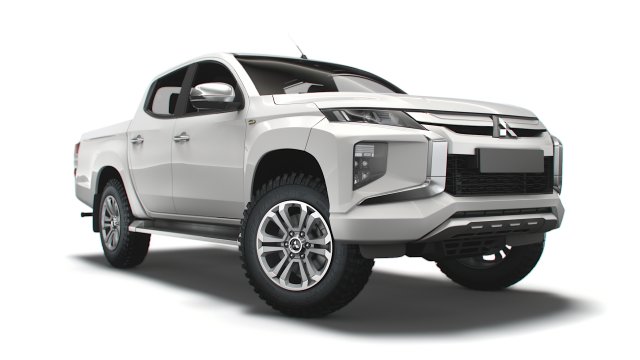mitsubishi l200 trojan 2020 3D 모델 .c4d .max .obj .3ds .fbx .stl .blend 