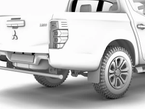 mitsubishi l200 trojan 2020 3D Model