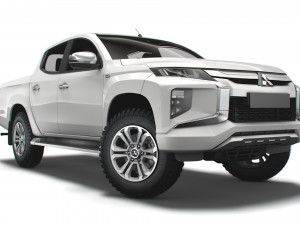 mitsubishi l200 warior 2020 3D Model