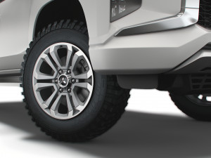 mitsubishi l200 warior 2020 3D मॉडल