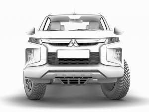 mitsubishi l200 warior 2020 3D मॉडल