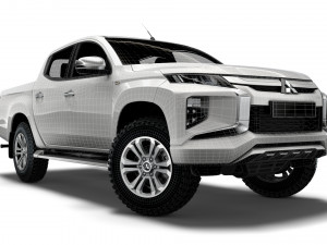 mitsubishi l200 warior 2020 3D मॉडल
