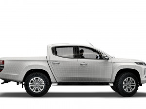 mitsubishi l200 warior 2020 3D मॉडल